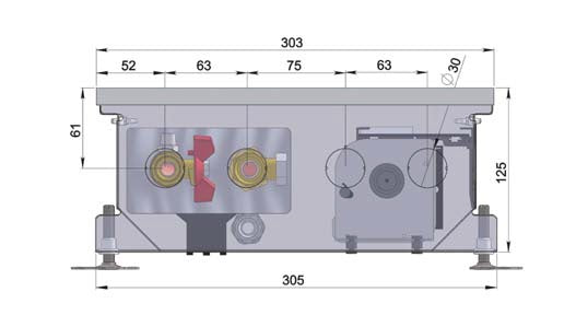 Подов конвектор KT 900mm Подов конвектор KT 900mm